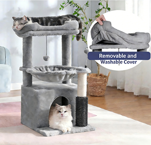Rascador de Sisal para <span class=keywords><strong>Gatos</strong></span> <span class=keywords><strong>Grandes</strong></span>, Estilo Moderno, de Madera Resistente, Extra Grande, de Lujo, Personalizado por el Fabricante OEM, el Más Vendido - Product Image 4