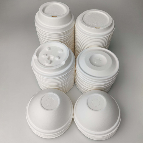 Cardboard 16oz Eco 6oz Lid For Biodegradable Paper Coffee Cup