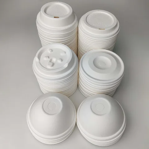 Cardboard 16oz Eco 6oz Lid For Biodegradable Paper Coffee Cup