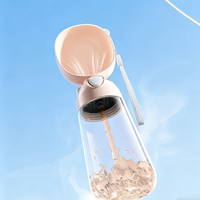 Yue Pet – Gourde multifonctionnelle portable pour animaux de compagnie avec fontaine à eau à pression pour l'extérieur – Vente en gros