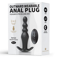 Nouveau plug anal rétractable télécommandé compatible avec application, en silicone, masseur de prostate style perles pour hommes et femmes, vente en gros