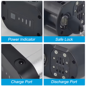 Batería Plegable para Bicicleta Eléctrica EU, 36V 10.4Ah 12.8Ah 14Ah, Repuesto/Actualización para HIMO Z16 Z20 - Product Image 2