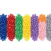Granulés de masterbatch de couleur stabilisée de grade 35% pour boîtes de transport, anti-décoloration, pour le moulage par injection de plastique PP PE