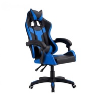 Chaise de jeu ergonomique avec support inclinable multifonctionnel, chaise de course pour ordinateur en cuir PU de qualité supérieure pour la maison et le bureau