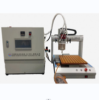 Máquina Dispensadora Automática de Resina Epoxi de Dos Componentes (AB) para Encapsulado de Mini Buzzer, Control PLC, Certificación CE