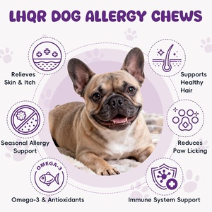 Huile de poisson en comprimés à mâcher pour chiens, marque privée OEM/ODM, enrichie en vitamine E, soutien immunitaire, vitamines et minéraux, absorption rapide, digestion sensible - Product Image 2