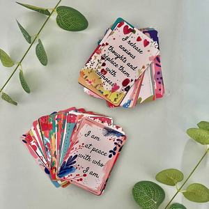 Wholesale OEM Custom Printing Self Care Gift Box Kit Encouragement Card Deck Perfect Gift Affirmation Cards to Help <strong>Yourself</strong> - Product Image 5