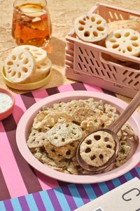 Đồ ăn nhẹ để thư giãn hương vị rong biển giòn Tempura củ sen - Product Image 5