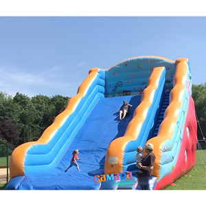 Gonfiabile scivolo a secco gonfiabile rimbalzo per bambini gonfiabile salto e scivolo bagnato asciutto - Product Image 3