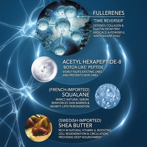 Crema Facial Hidratante con Células Madre de Manzana Orgánica, SOD y Fullereno, Antienvejecimiento, Antiarrugas, Reduce Poros, Reafirmante, Revitalizante para la Piel - Product Image 2