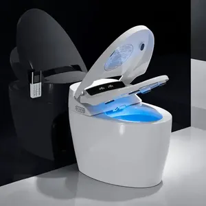 Auto Sensor Spoel Open Elektrische Badkamer Japans Eendelig Intelligente Wc Commode Toiletpot Automatisch Slim Toilet