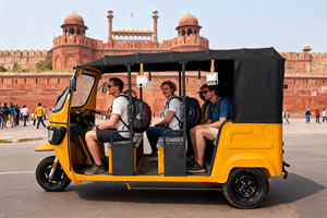 Dudu Car D3 Canopied Three Wheeler Siège pour huit personnes Transport touristique Promenades touristiques Tricycle électrique 3000w - Product Image 6