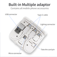 Chargeur sans fil magnétique F1 15w pliant charge rapide 3 10 en 1 un support de câble de station magnétique pour iPhone pour iwatch