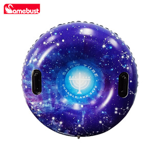Tubo de nieve inflable Samebust de 157 cm con diseño de cielo estrellado, PVC grueso, trineo de invierno para exteriores para adultos - Product Image 3