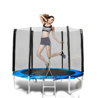 Cama Elástica de 6, 10, 14 y 16 Pies para Fitness al Aire Libre para Adultos y Niños, Equipo de Gimnasia, Trampolín Grande para Exteriores