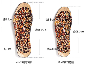 Nouveau produit Massage des pieds semelle intérieure en caoutchouc pavé thérapie point d'<span class=keywords><strong>acupression</strong></span> conception réflexologie pieds pour hommes femmes - Product Image 5