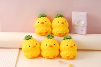 Jouet Squishy Créatif YR Canard Jaune à Tête d'Ananas, Anti-stress Amusant, Cadeau Unisexe, 14 ans et plus, Easy Mood