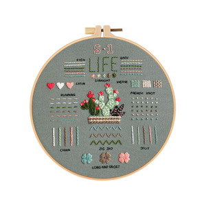 Kit de Bordado Decorativo Barato de Fabricación China, Kit de Punto de Cruz para Manualidades, Kit de Bordado Floral para Regalo o Souvenir - Product Image 3