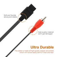 Câble audio AV 1,8 m, composite 3 RCA en cuivre pour console Sony PS2/PS3/PS1, adaptateur convertisseur de câble pour accessoires PS1 2 3