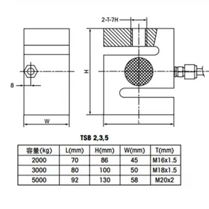 Capteur de pesage multi-usages à point unique TSB-2000 de bonne qualité et à prix compétitif, capacité 200 kg - Product Image 1