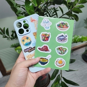 Hoja de Adhesivos de Tela con Diseño de Ojo de 32 mm, Adhesivos Epoxi 3D Transparentes para iPhone - Product Image 2