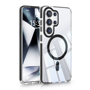 Funda Magnética Transparente Ultrafina Serie S26 en Dorado, Naranja, Negro y Cristalino para <span class=keywords><strong>Samsung</strong></span> S26 - Product Image 3
