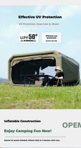 Carpa Inflable Tipo Cápsula Espacial HOUMU de 9 m² para 6 Personas, Carpa Familiar para Glamping de Algodón TC con Protección UPF50+ y Accesorios Completos - Product Image 6