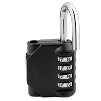 Cadenas de voyage multicolores en métal, cadenas à combinaison à 4 chiffres, mini cadenas à code, petit cadenas