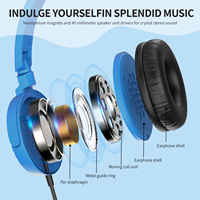 Casque audio filaire pliable Aesonic avec interface 3,5 mm, portable, haute sensibilité, son surround 4D stéréo, garantie 1 an