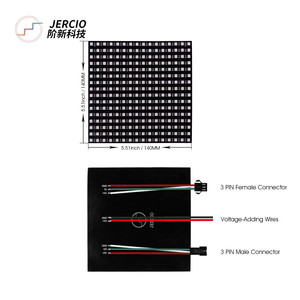 Pro lớp điểm ảnh ma trận XT1505 smd3535 <span class=keywords><strong>LED</strong></span> bảng điều chỉnh | ws2812b/ws2813b điều khiển kép 1600nits cho ánh sáng kiến trúc sân khấu bối cảnh - Product Image 2