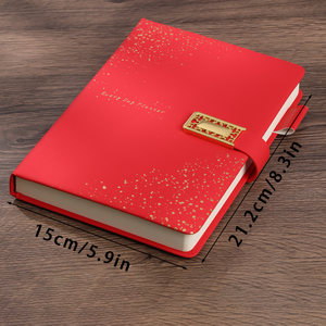 Cuaderno de negocios personalizado A5 2024, superventas, cubierta de cuero, tapa dura, logotipo personalizado, pluma de encuadernación de costura, juego de regalo - Product Image 6