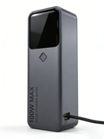 Batterie externe ultra-compacte Lezet 20000mAh, mini, portable, charge rapide, affichage LED, charge Type-C USB-A, pour intérieur/extérieur