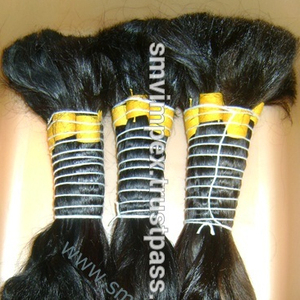 Cabellos humanos con cutícula alineada. Venta al por mayor de cabello Remy indio Virgen sin procesar 100% crudo, sin pelo corto ni piojos. - Product Image 5
