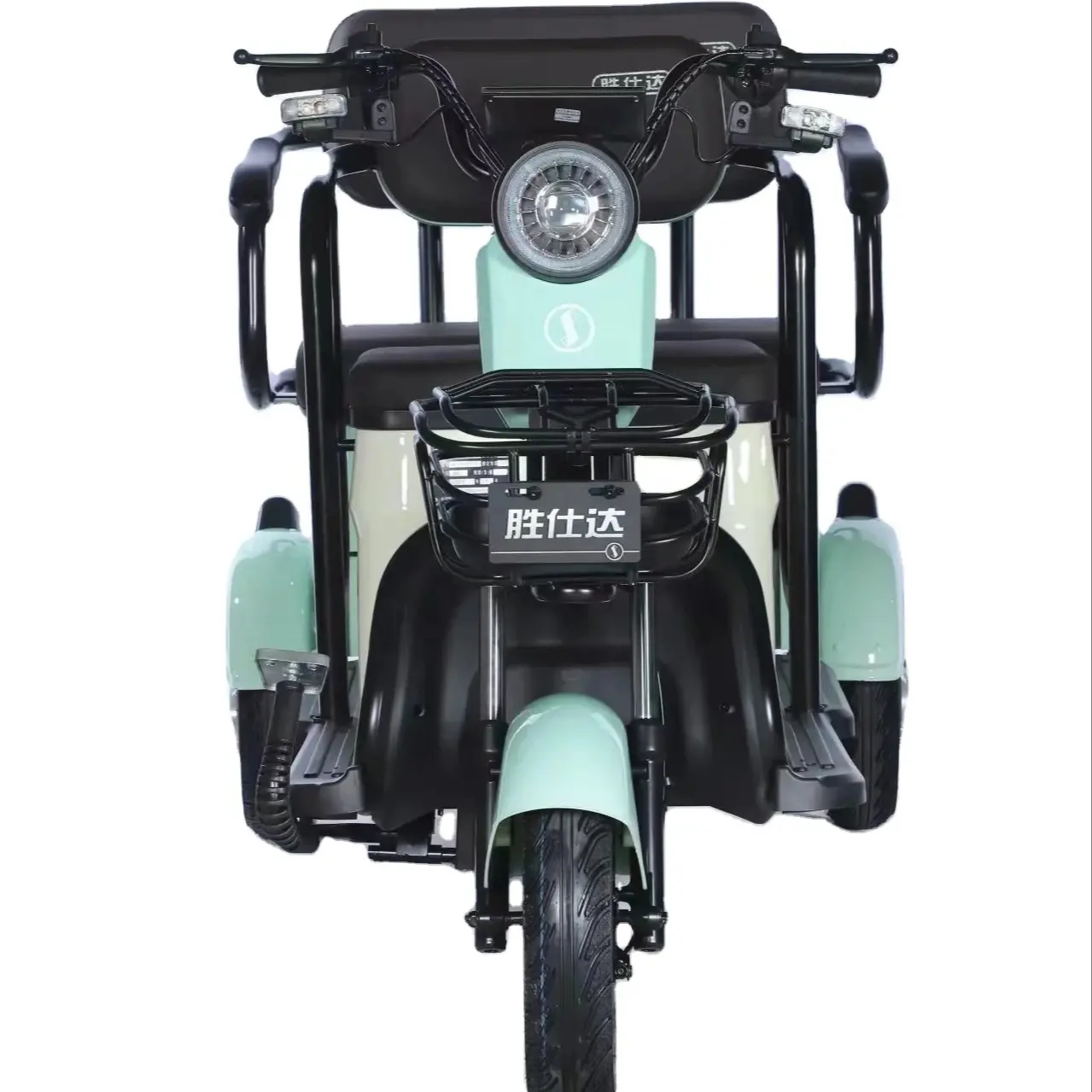 Tres ruedas para adultos pasajeros triciclo eléctrico barato motocicleta rickshaw completamente cerrado movilidad scooters eléctricos Moto