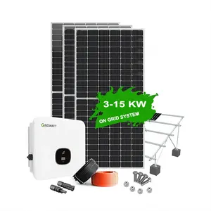 最便宜的15KW家用模块套件价格10KW 15KW 20KW 30KW太阳能电池板100KW功率太阳能并网太阳能发电机系统