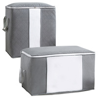 Sac de rangement non tissé anti-poussière et étanche à l'humidité pour couettes vêtements épaissi artefact mobile tissu PP pour l'organisation de la garde-robe