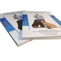 Servicio de impresión de libros de tapa blanda libro guía de entrenamiento barato