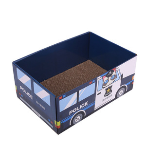 Bequeme Wellpappe Cat Scratcher Lounge House Katzen nest Milch box Haustier <span class=keywords><strong>bett</strong></span> Katzen bedarf - Product Image 4