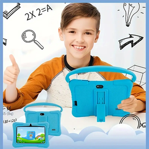 Tablette PC éducative pour enfants 2024, 7 pouces, processeur quadricœur Allwinner, couleur <span class=keywords><strong>rose</strong></span>/<span class=keywords><strong>bleu</strong></span>, avec logiciel de jeu pour enfants Iwawa - Product Image 5
