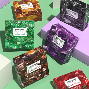 Kit de pédicure spa en gelée exfoliation de luxe de marque privée ensemble de pédicure en gelée avec cristaux en 5 étapes et en une seule boîte - Product Image 5