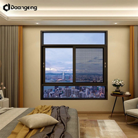 Ventanas Corredizas de Aluminio con Doble Acristalamiento, Aislamiento Acústico y Térmico, Ahorro de Energía, Marco para Casa, Villa o Apartamento