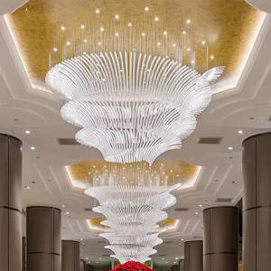 Lustre d'ingénierie de luxe de lumière pendante en verre de la taille LED réglable d'utilisation d'hôpital avec la certification de la CE - Product Image 6