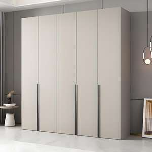 Meubles de chambre à coucher modernes durables combinaison en bois armoire garde-robe organisateur pour vêtements élégant placard - Product Image 6