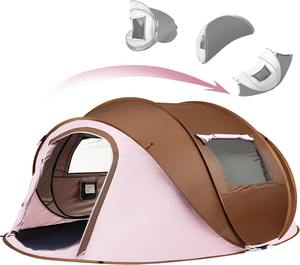 Tente de camping instantanée OEM pour 2 à 6 personnes, imperméable, facile à installer, abri en dôme portable avec sac de transport pour la randonnée en plein air et les voyages - Product Image 2