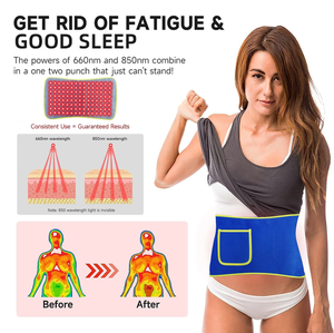 Rode Lichttherapie Gordel, 120 LED Medische Kwaliteit Infrarood Lichttherapie - Lichaamsverzorging Verlicht Vermoeidheid Veelzijdige Infrarood Gordel - Product Image 2