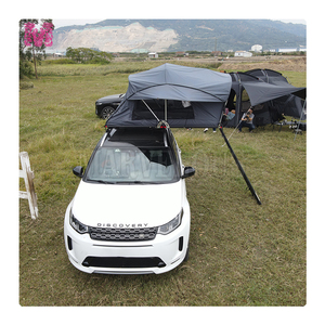 Soft Shell Car Rooftop Tent 1-2 personas Car Rooftop Tent <span class=keywords><strong>con</strong></span> 2 ventanas Tiendas de campaña Camping al aire libre - Product Image 6