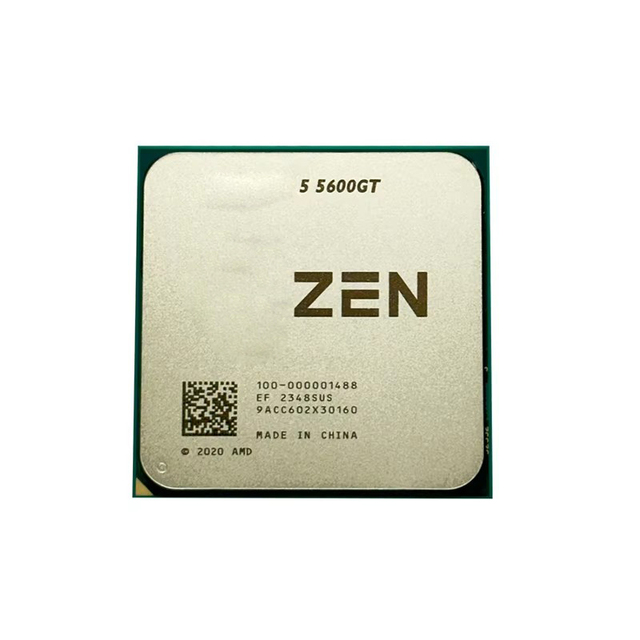 For-Ryzen 5 5600GT R5 5600GT 3.6 GHz 6-Core 12-Thread CPU Processor 7NM L3=16M 100-000001488 Socket AM4 No Fan