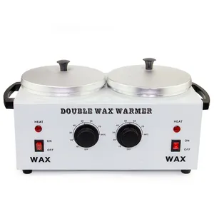 Professional hard wax melting heater beauty salon electric double pot wax heater depilatory wax heater pot