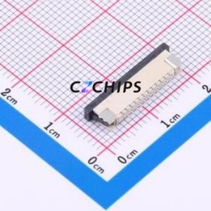 FPC-1.0AS-12PWCR-H25 FFC/FPC Connector SMD,P=1mm,Horizontal Mount Connector Drawer Type Top Contact 12P 1mm - Product Image 2