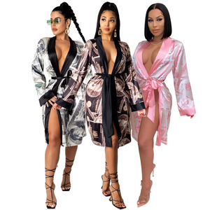 Robe de chambre personnalisée avec logo pour fête nuptiale, la moins chère de l'usine SAMPLE, pour femme en pyjama - Product Image 6